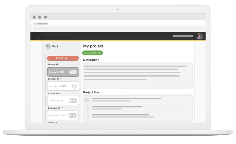 LUMORA project management interface showing certified status and timeline